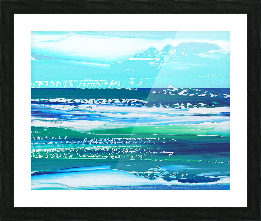 Abstract Watermedium 51 Picture Frame print