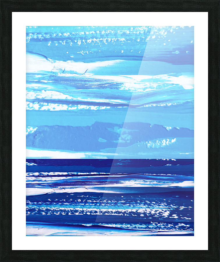 Abstract Watermedium 53 Picture Frame print