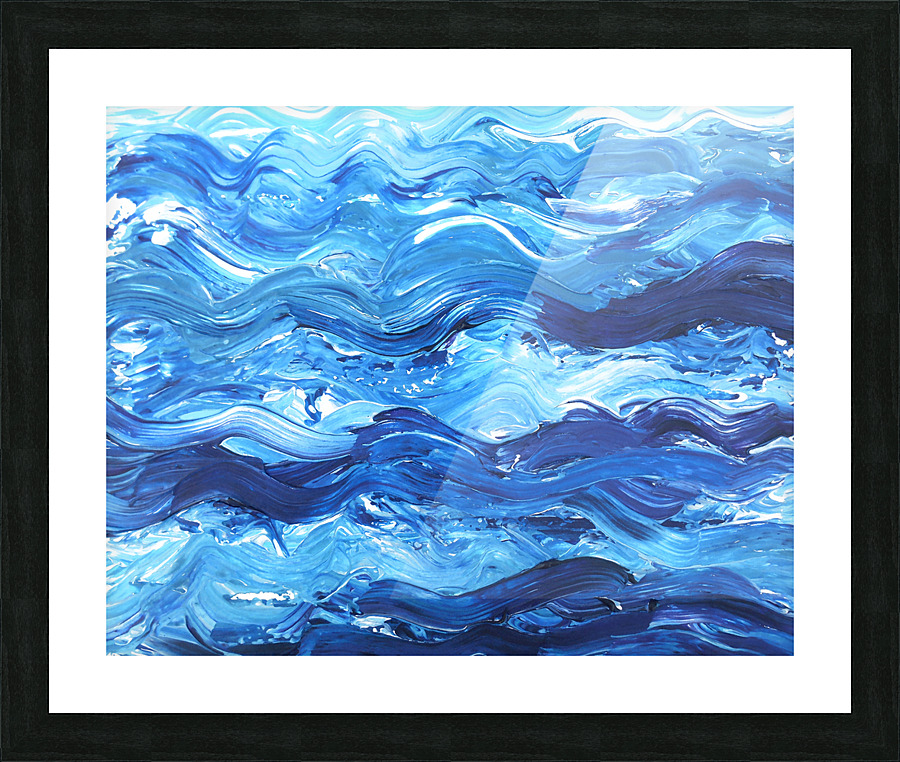 Abstract Watermedium 86 Picture Frame print