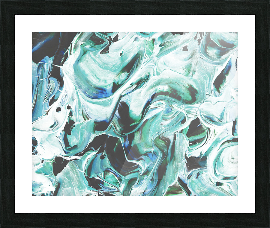 Abstract Watermedium 73 Picture Frame print