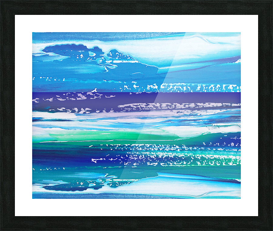 Abstract Watermedium 57 Picture Frame print