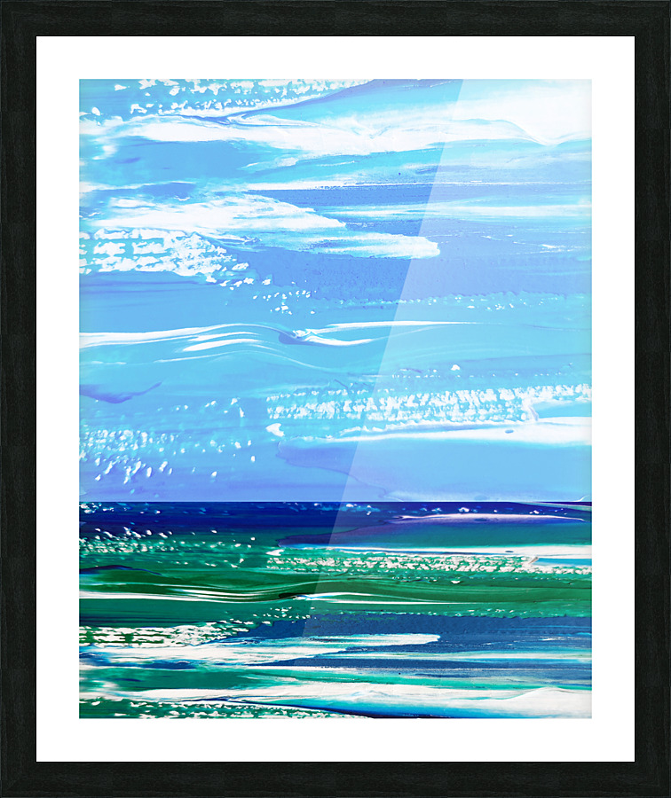 Abstract Watermedium 55 Picture Frame print