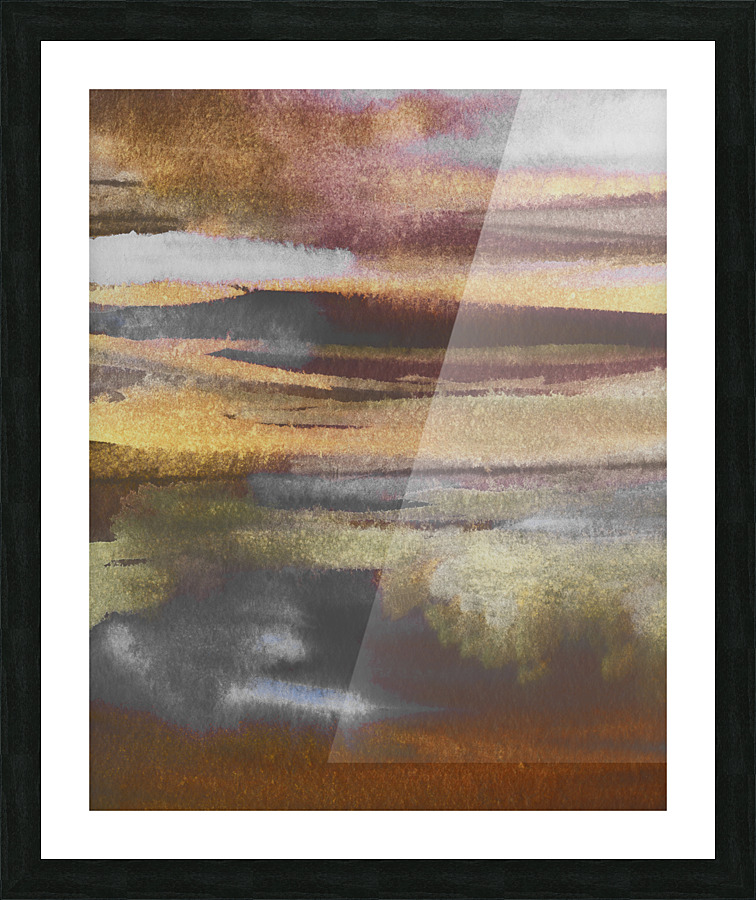 Calm Abstract Landscape 19 Picture Frame print