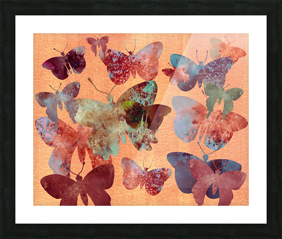 Butterfilies 9 Picture Frame print