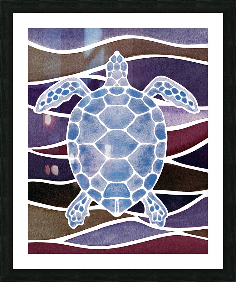Turtle 113 Picture Frame print