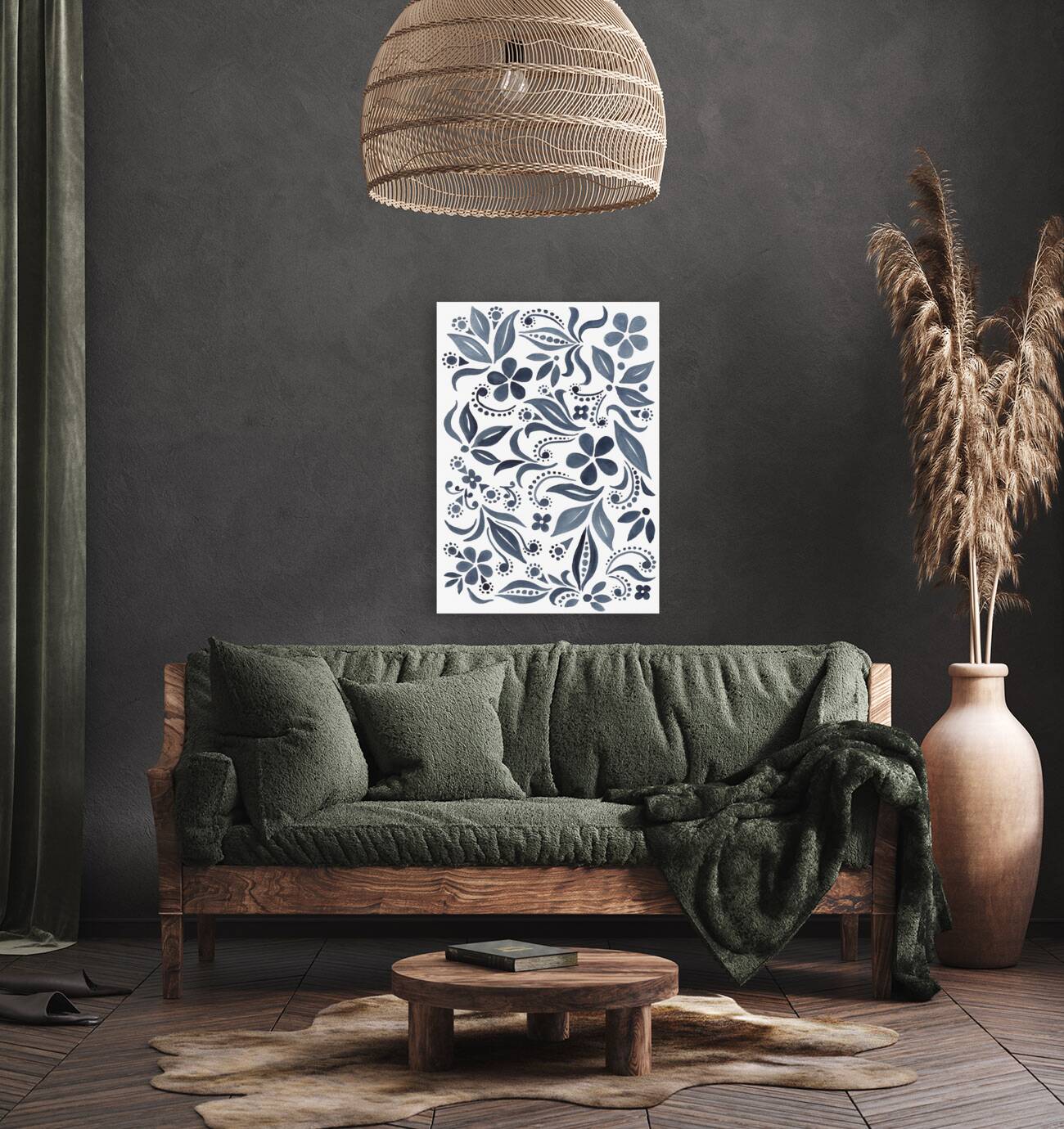 Flower Minimalism Pattern 7 Reproduction