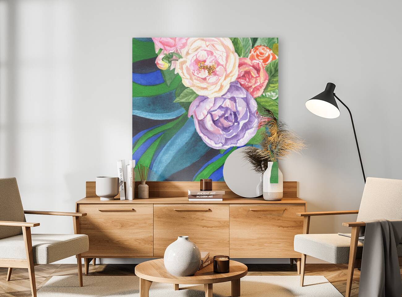 Floral Bouquet Watercolor 8 1 Reproduction