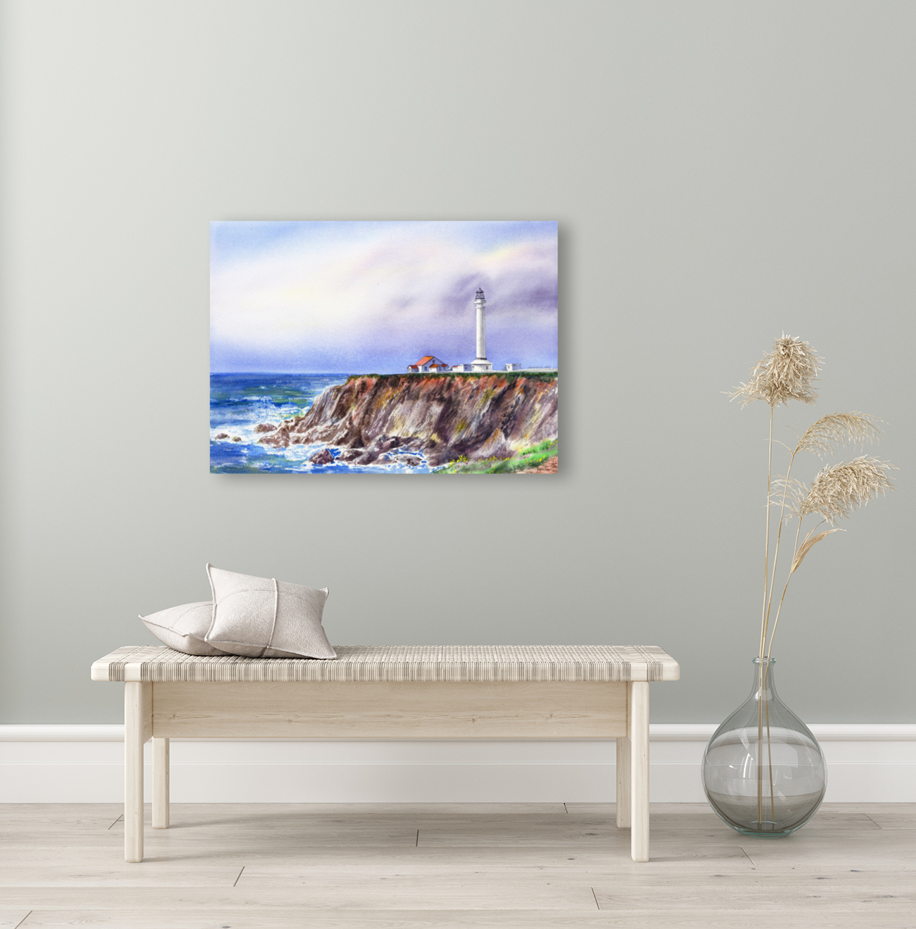Lighthouse Point Arena California  Reproduction