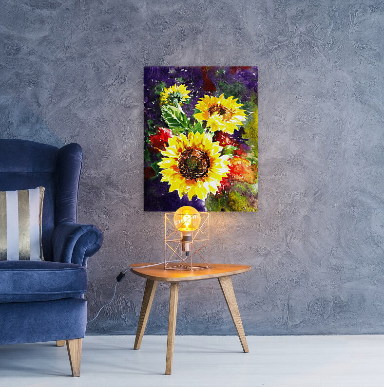 Impressionism And Sunflowers Reproduction