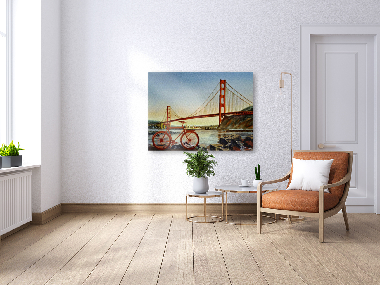 Bicycle In San Francisco Reproduction