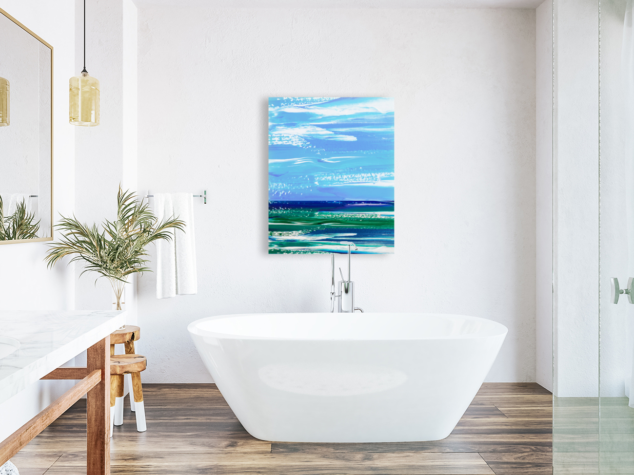 Abstract Watermedium 55 Reproduction