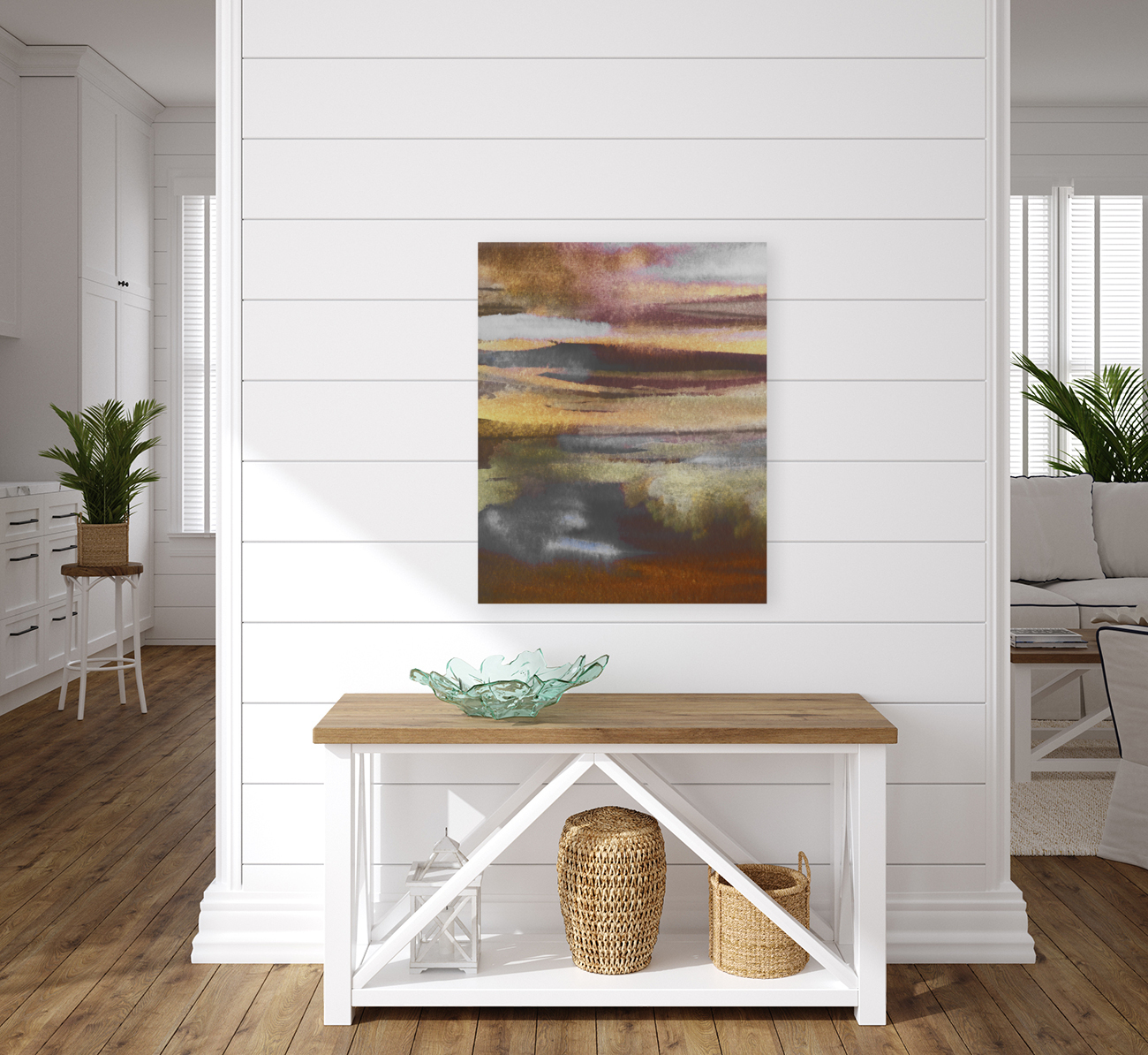 Calm Abstract Landscape 19 Reproduction