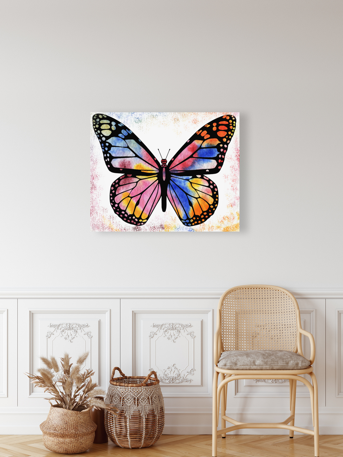 Butterfly 6 Rainbow Reproduction