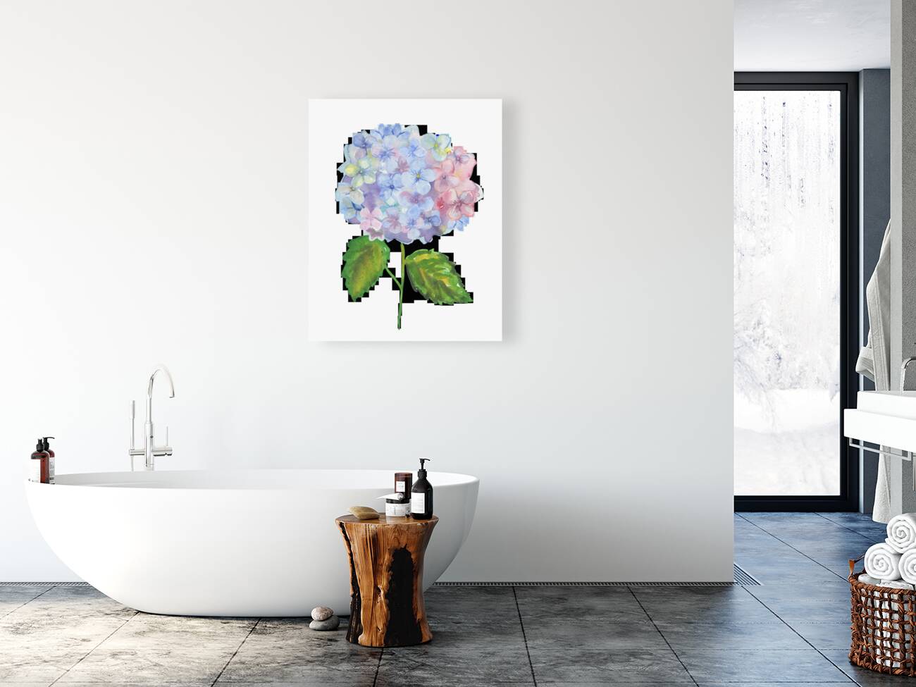 Hydrangea 1 Reproduction