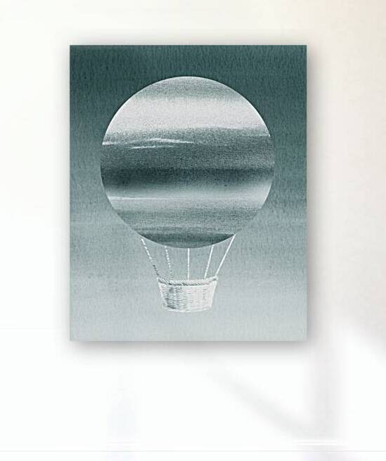 Art Exploring The World Melting With The Sky Blue by Irina Sztukowski