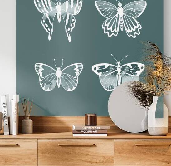 Art Butterfly Collection Rainbow Watercolor Art.j by Irina Sztukowski