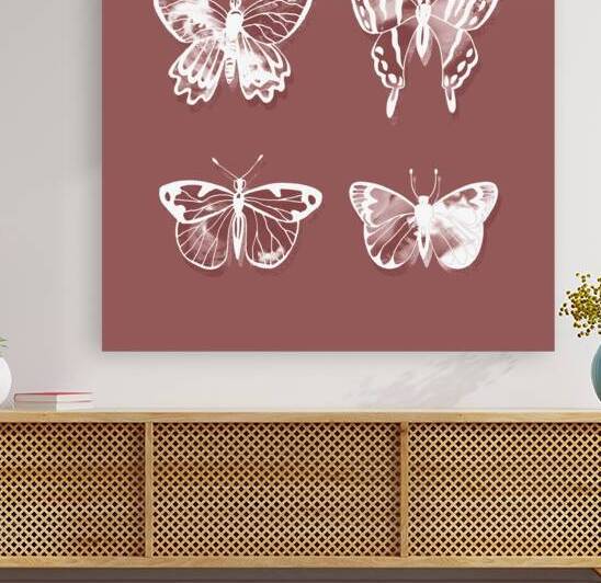 Art Butterflies Happy Rainbow Watercolor Collecti by Irina Sztukowski