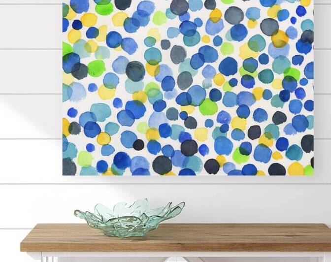 Watercolor Dots Irina Sztukowski by Irina Sztukowski
