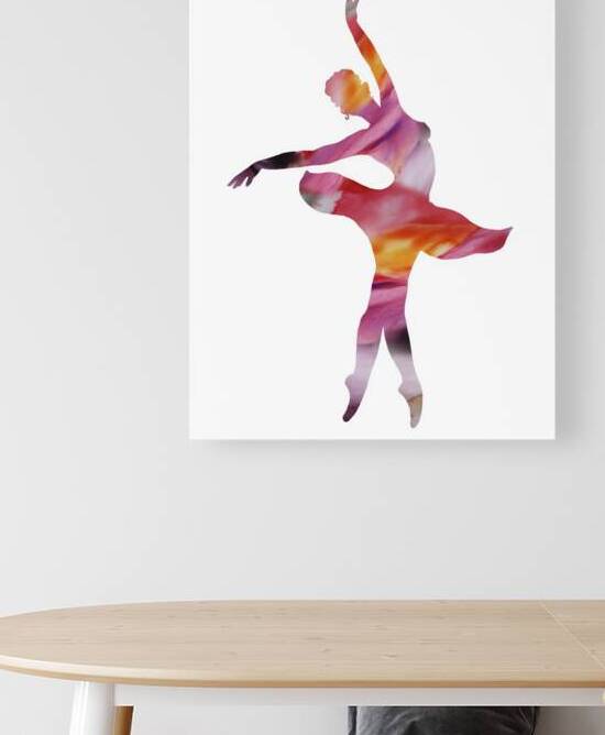 Watercolor Ballerina Silhouette 1 Irina Sztukowsk by Irina Sztukowski