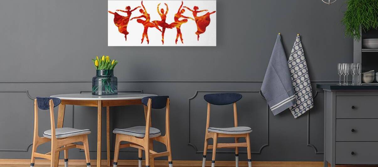 Ballerinas Dance Watercolor Irina Sztukowski by Irina Sztukowski