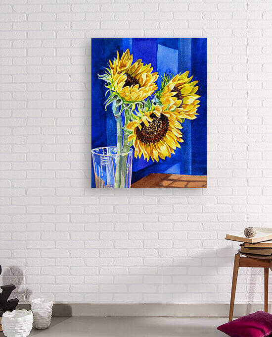 Sunflowers Blues  by Irina Sztukowski