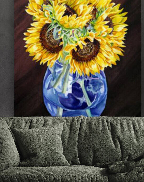 A Bunch Of Sunflowers by Irina Sztukowski