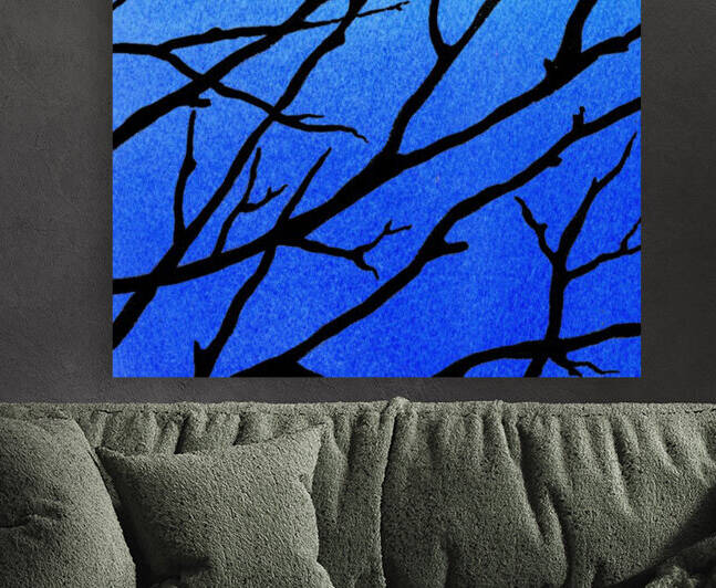 Ultramarine Forest Winter Blues II by Irina Sztukowski