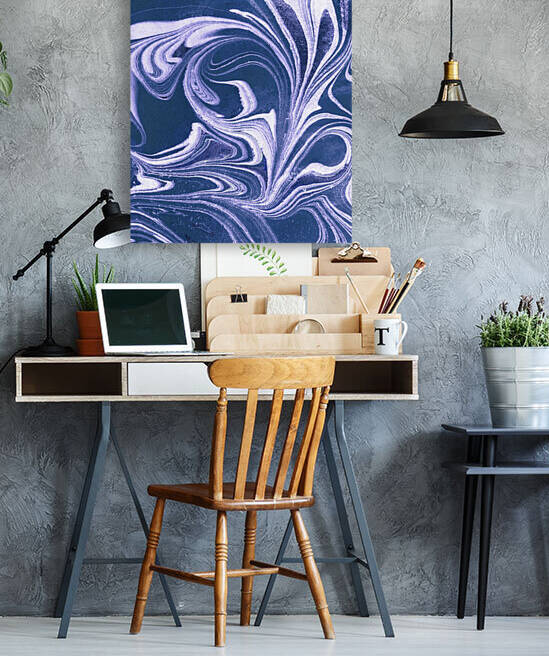 Unique Stone Surface Pattern Watercolor Abstract Rock XIX by Irina Sztukowski