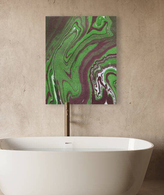 Unique Stone Surface Pattern Watercolor Abstract Rock XXXV by Irina Sztukowski