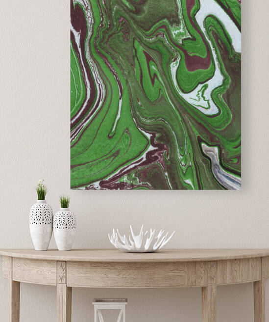 Unique Stone Surface Pattern Watercolor Abstract Rock XXXVI by Irina Sztukowski