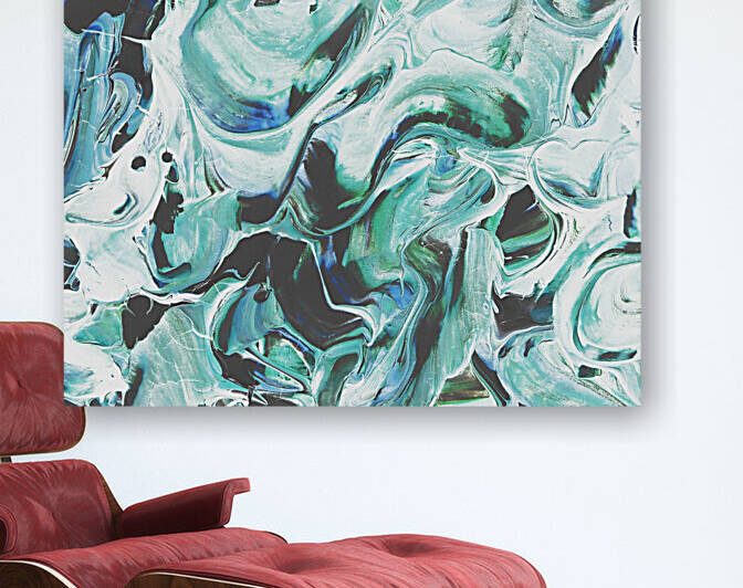 Abstract Watermedium 73 Reproduction