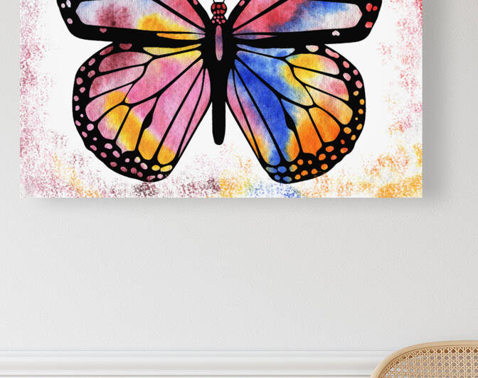 Butterfly 6 Rainbow Reproduction