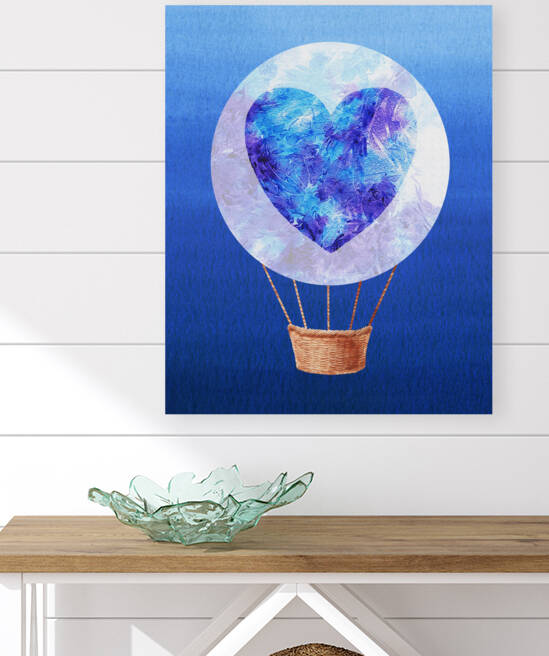 Hot Air Balloon In The Sky Watercolor Colorfu 1666061154.0946 by Irina Sztukowski
