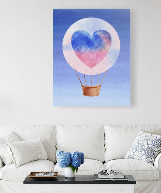 Hot Air Balloon In The Sky Watercolor Colorfu 1666061148.697 by Irina Sztukowski