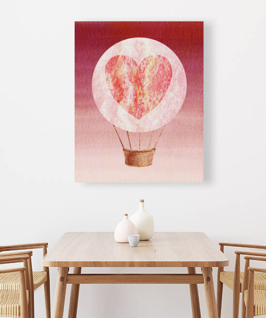 Hot Air Balloon In The Sky Watercolor Colorfu 1666061145.7615 by Irina Sztukowski