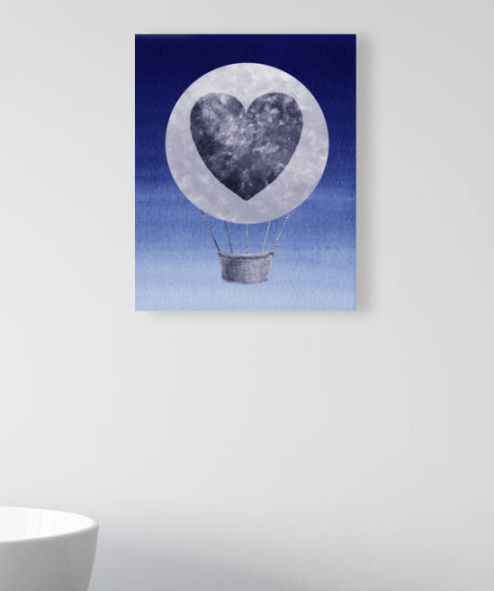 Hot Air Balloon In The Sky Watercolor Colorfu 1666061142.2331 by Irina Sztukowski