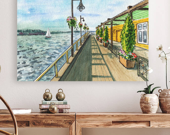 Seattle Pier 56 Waterfront Elliott Oyster Hou by Irina Sztukowski