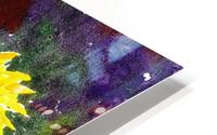 Impressionism And Sunflowers HD Metal print