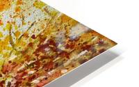 Autumn Forest Falling Leaves HD Metal print