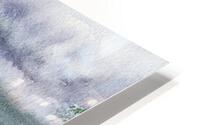 Dramatic Seascape With Beach And Waves HD Metal print