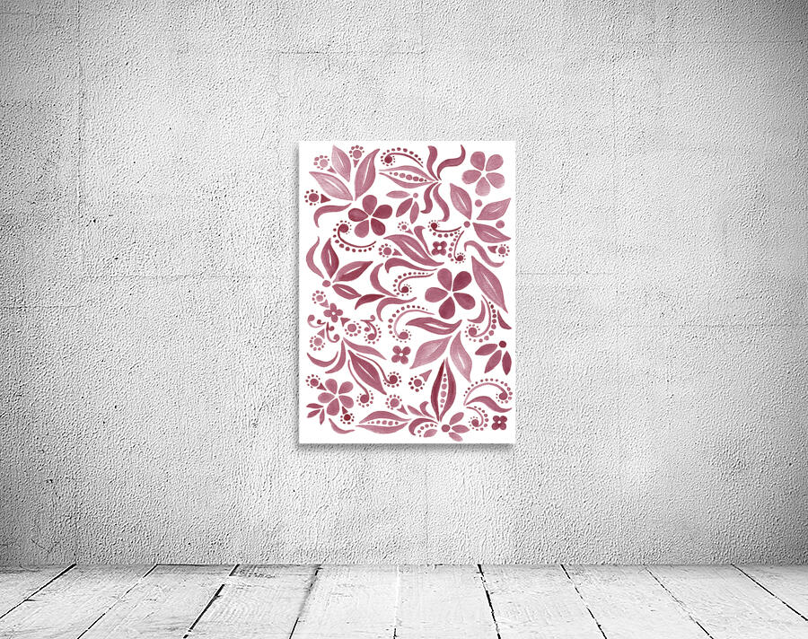 Flower Minimalism Pattern 11 Wall Preview