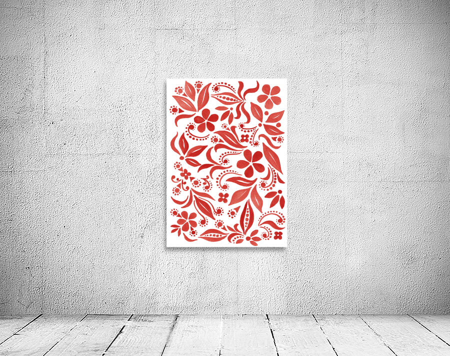 Flower Minimalism Pattern 12 Wall Preview