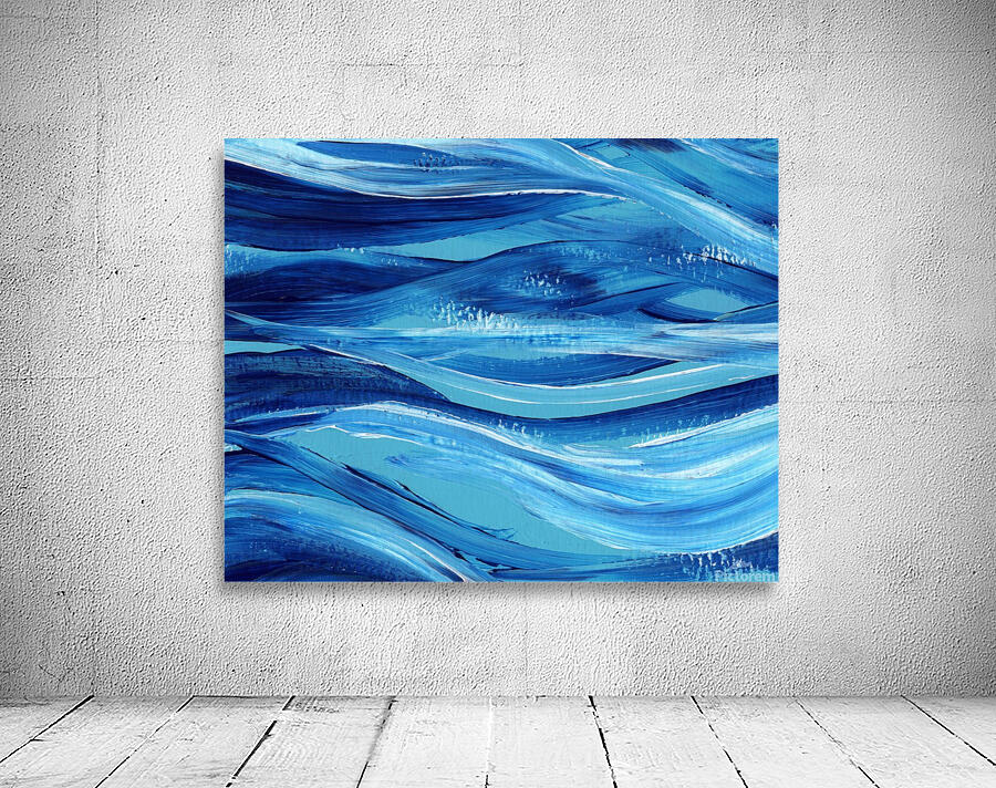 Sea Ocean Waves Coastal Beach House Nautical Decor VII Wall Preview