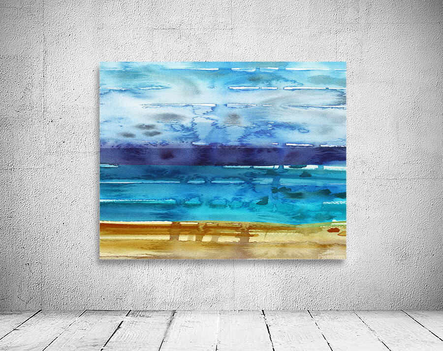 Beach Art Ocean Seascape Sea View Painting For Home Interior Decor IX Wall Preview