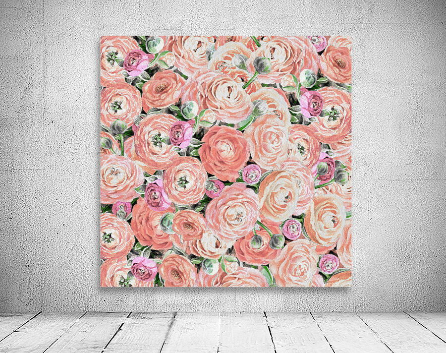 Ranunculus Flowers 5 Wall Preview