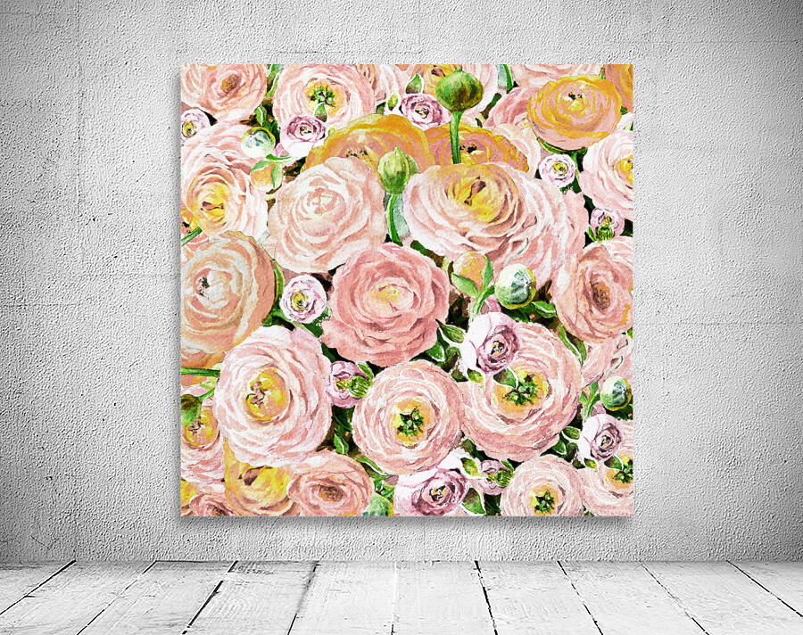 Ranunculus Flowers 6 Wall Preview
