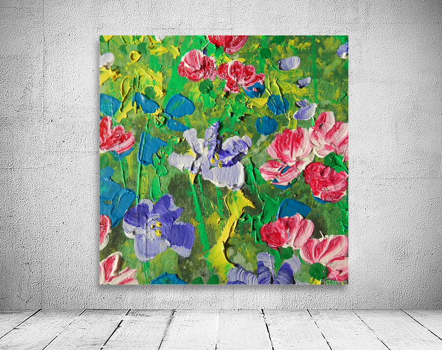 Abstract Flowers Watermedium 65 Wall Preview
