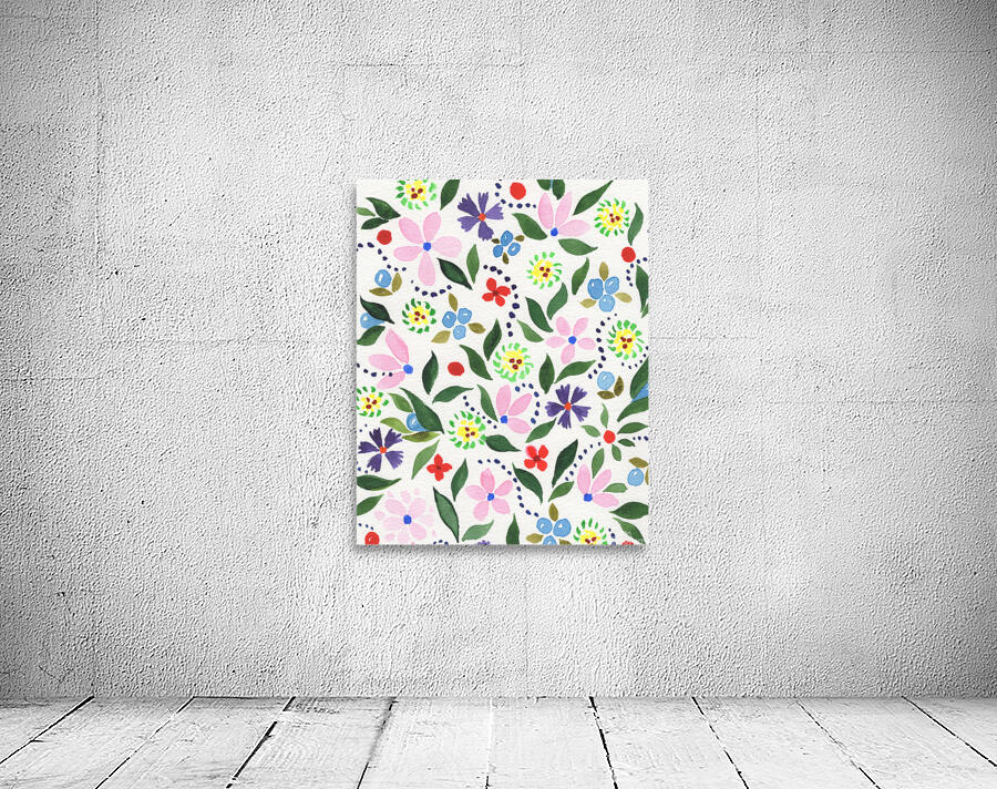 Abstract Flowers Watermedium 330 Wall Preview