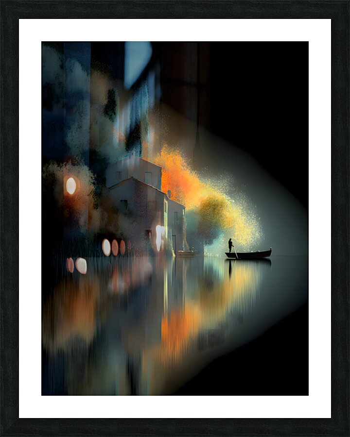 Hazy Light Picture Frame print
