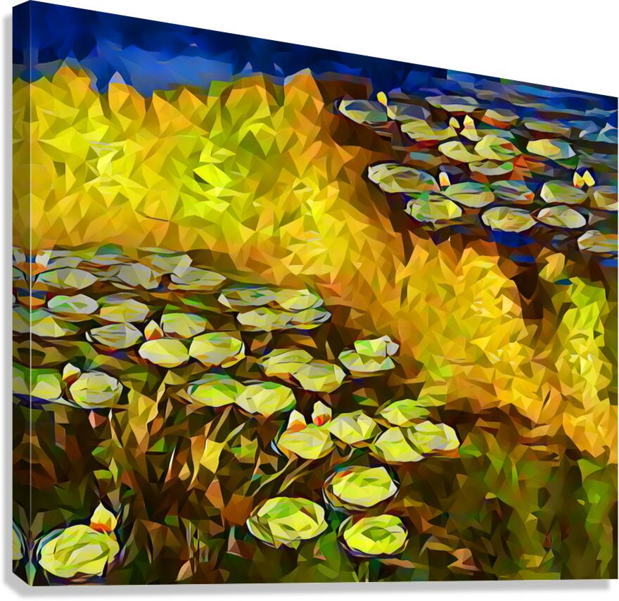 Lilies by Monet polyart Impression sur toile